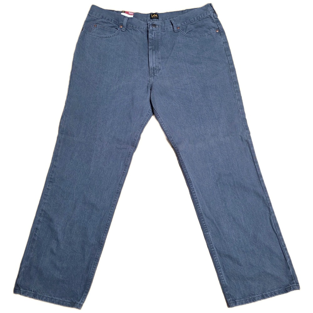 Lee Relaxed Fit Straight Leg Jeans Men's Size‎ 42×32 Thunder Grey New With Tags